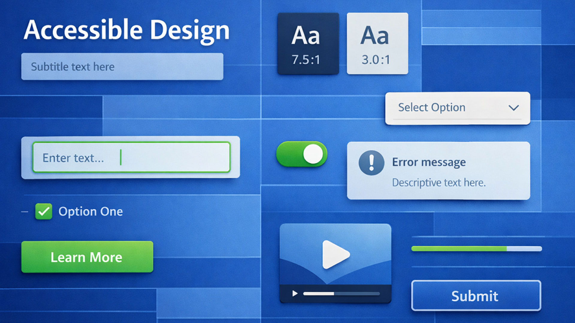 cover image for blog post about accessibility not optional
